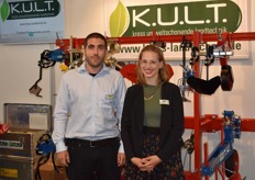 Pablo Soto Fernandez en Leah Kirchhoff staan op de beurs namens het Duitse K.U.L.T.
