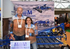 Jos en Ana Pelgröm van M@M Machine hebben goede verwachtingen van deze eerste TOFF beurs.