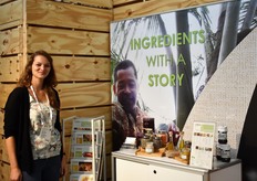 Maren Peters is aanwezig tijdens de TOFF namens Tradin.