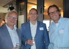 Aad de Vrij, Arjan Wit en Dennis Schmitz van P. de Vrij Moerkapelle woonden samen de BioBorrel bij.