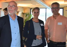Bio-bakker Gerard Hardeman (Gerard & Suus - Dutch Organic Baking School) met Ellen Walta en Jan Groen (beiden Green Organics).