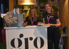 GRO Mushrooms werkt samen met Santas-koffie voor het ophalen van de koffieresten. Links: Aster Schiltman, rechts: Leonel van der Steen.