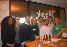 Het team van Tradin' Organic: Saskia, Marieke, Rob, Simone, Diederick, Husni, Loek en Kirsten. 