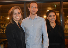Debbie Tijsterman, Jasper van den Berg en Arez Hama van Yogi & Yousef's. 