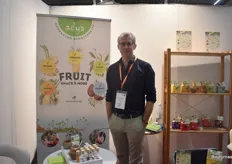 Karl Vanderplaetse van Adya Bio heeft een aanbod gevriesdroogd fruit. “De nieuwste producten zijn jackfruit, dat veel proteïnen bevat, gevriesdroogde aardbei, framboos en avocado”, vertelt Karl.