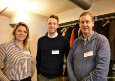 Branka Fisic en Arnoud Weehuizen van Biocore met Rob Persoon van Wessanen. 