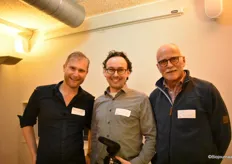 Thomas van Hasselt (links, mede-oprichter van de BioBorrel) en Jeroen Heerschop en Jan Buter. Jeroen en Jan maakten een korte video over de BioBorrel. 