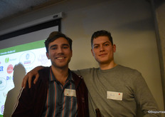 Pieter Bos en Rich Hettinga. De heren studeren allebei nog, maar hebben samen stage gelopen bij Biobite. 