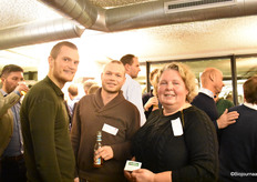 Jim Blom (Bio NH), Bart Grobben (Agrifirm) en Karlijn Kraan (Bio NH en Maalderij de Gouden Engel). 