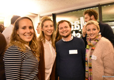 Jennifer Meerwaldt (Rude Health), Julie van der Lande (John Altman) en Maarten Kwakman (Bidfood).