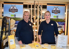 Bas Blokland en Yvonne Steijn van Biokaas Kinderdijk.