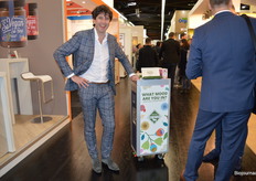 Arnoud Francken van Axxent Masters in Tea bracht een bezoek aan de beurs.   