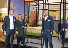 Arnoud Weehuizen, Branka Fisic, Rene van Zandwijk en Jordi Masberna van BioCore  