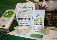 Bij Maya Gold Trading kon men ook kennis maken met het merk Nenavex (pea and rice protein). 