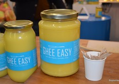 Nieuw van Ghee Easy is de 1,25 liter pot. David: "Onze biologische ghee is inmiddels in 25 landen verkrijgbaar."