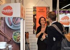 Edith Gomes staat namens de Hobbit al jaren op de Bio-beurs in Zwolle en is dus inmiddels al aardig ingeburgerd. 