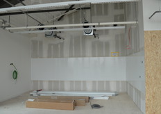 De medewerkers krijgen de beschikking over deze magnetische wand. "Hiermee kunnen ze hun creativiteit de vrije loop laten."