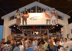 De hele dag door was het druk in de stand van Bidfood, waar diverse ondernemers de kans kregen om hun producten te laten proeven.