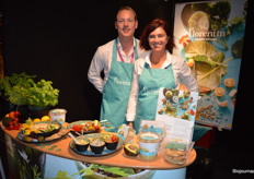 Colin van Zon en Monique van der Meer stonden voor Florentin op de beurs.