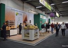 Zijerveld presenteerde in haar ruime stand vele verschillende kazen. 