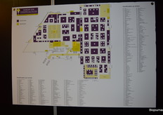 De beursplattegrond. 