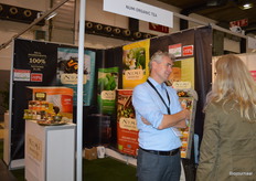 Frank Jansen (De Eng BV) vertelde dat de thee van Numi Organic Tea vanaf nu via groothandel Mannavita verkrijgbaar is voor op de Belgische markt. 