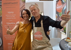 Een Belgisch bedrijf dat al goed bekend is in Nederland: De Hobbit. Edith Gomes en Luc Van Den Heede staan op de foto. 