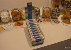 Nieuw zijn deze bio-pepermuntrolletjes.