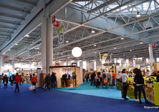 De brede gangpaden boden wat 'ademruimte'.