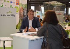 Namens De Groene Weg was Ronald Roenhorst aanwezig op het Nederlandse paviljoen om alles te vertellen over biologisch vlees.