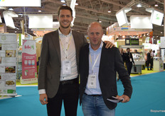 Joren Groot en Koen Bouwman brachten namens Nutland een bezoek aan de Natexpo. 