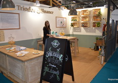 Bij Triodos stonden alleen medewerkers uit Frankrijk in de stand. 