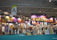 De beurs oogt steeds professioneler. In deze hoek presenteerden producenten uit het zuiden van Frankrijk hun producten.