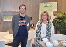 Frans van Roekel en Annemiek van Roekel van Eco Biscuits. Hebben een breed assortiment aan biologische koekjes, komen halverwege dit jaar uit met een eigen merk.