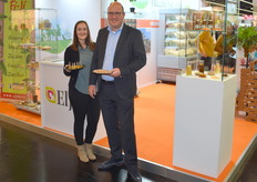 Saskia en Ron Nuijen van Eljap. Hebben producten geproduceerd uit gember.