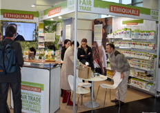 De stand van Ethiquable werd ook goed bezocht. 