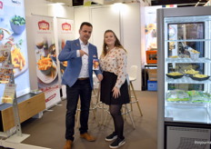 Michel Davids en Lea Bhoonacker van Lutosa. 