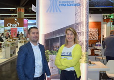 Peter Goedegebuure en Colinda van Schelven van Graanhandel P. van Schelven.