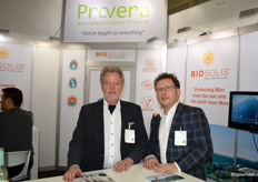 Alfred van Zeist en Tony Eysermans van Provera. Verschillende producten voor de verzorging van het lichaam. 