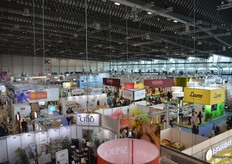 Een blik van bovenaf op de VIVANESS die in de nieuwe hal 3C plaatsvond.