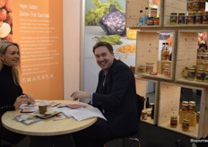 Pieterjan Kok vertegenwoordigde voor het eerst Machandel op de BIOFACH.