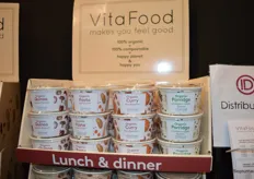 De nieuwste producten in de VitaFood-lijn: Quinoa Cashew Broccoli, Pasta Italian Style, Curry Rice Beetroot en Porridge Cranberry-Apple-Quinoa.