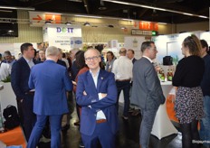 Michaël Wilde, sinds 1 november 2019 directeur van Bionext. Op de achtergrond borrelen ze nog rustig door.