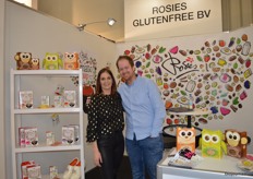 Simone van Lanen en Michiel Lenders waren van de partij namens Rosies. Er komen nieuwe producten aan. Simone: "De cheesecake mix en pancake mix met linzen komen onder het merk Rosies op de markt, die hadden we al onder private label."