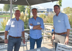 René Schuurman, Olav van Willik en Robin Bassie van West Coast Frozen Yoghurt.