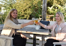 Maddy van Wijk en Anja Zwarts van Landgoed Heerlijkheid Mariënwaerdt.