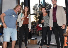 John Machielsen, Maren Peters, Sylvia van Mourik en Arie Gunter. 