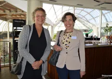 Brigitte Paulissen van BeterBusiness maakte tijdens de BioBorrel kennis met Heidi Leenaarts van United Economy. 
