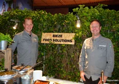 Dennis Koenjer en Rutger van Dijk van Bieze Food Solutions.