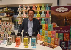 Rob van Dijck was namens De Eng BV te vinden in de stand van groothandel Mannavita. Hij toonde de nieuwe look van Numi tea en verschillende nieuwe 'Balance' varianten van Shotimaa.